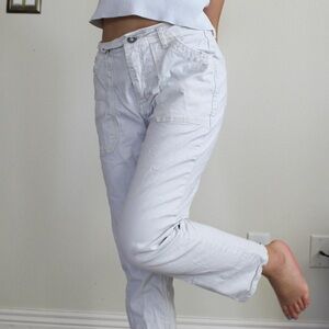 Time and Tru High Rise White Pants